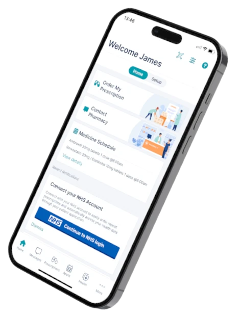BeWell App on Mobile Phone